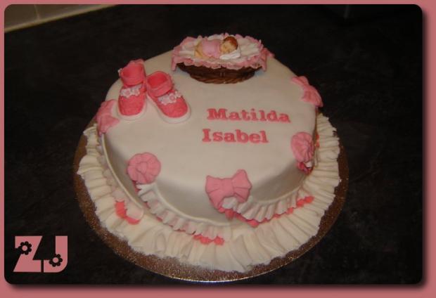 K narodeniu, torta, Torty na krstiny K narodeniu, torta, Torty na krstiny, kovka, 1