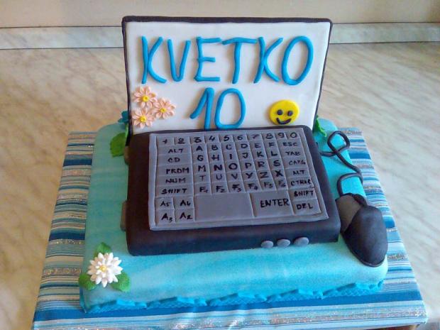 Notebook, torta Notebook, torta, alioska, 1
