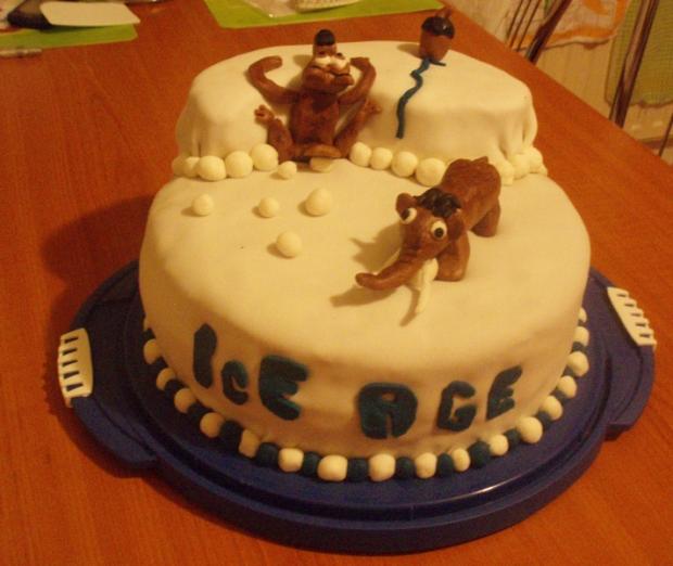 Doba ľadová, torta, Rozprávkové torty, Renky88, 1