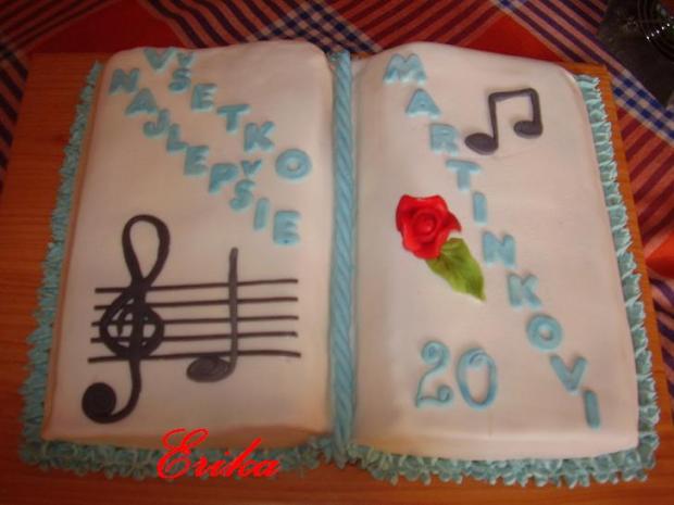 Kniha, torta, Narodeninové torty, erikaja, 1