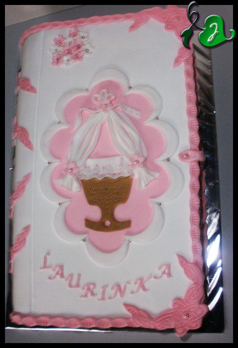 Kniha s kolískou, torta, Torty na krstiny Kniha s kolískou, torta, Torty na krstiny, Skvelé torty, 1