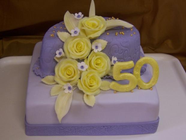 fialová "50", torta, Narodeninové torty fialová "50", torta, Narodeninové torty, gitanka, 1