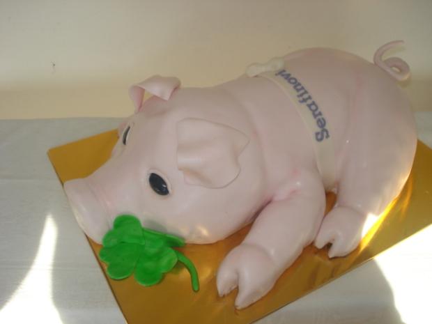 ružové prasiatko, torta, Narodeninové torty ružové prasiatko, torta, Narodeninové torty, Ivka71, 1