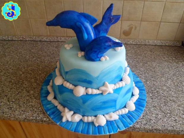 Delfíny, torta, Narodeninové torty Delfíny, torta, Narodeninové torty, Janka.S, 1