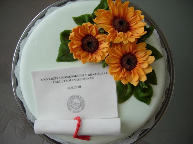 Promócie-slnečnice, torta, Torty - škola, stužková Promócie-slnečnice, torta, Torty - škola, stužková, Klaubok, 1