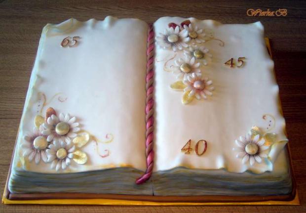Kniha pre troch oslávencov, torta, Narodeninové torty, werona, 1