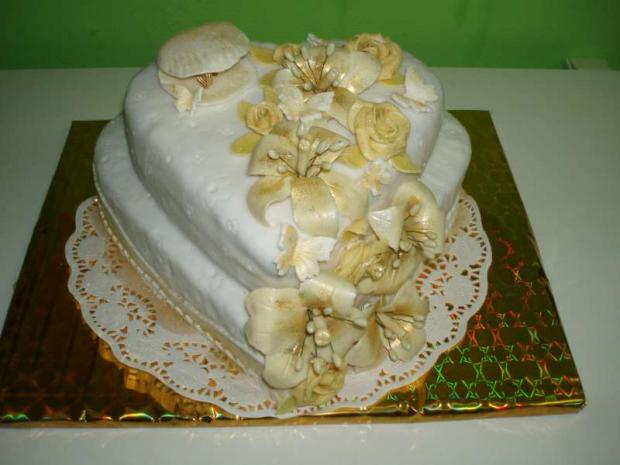 svadobná s ľaliami, torta, Svadobné torty svadobná s ľaliami, torta, Svadobné torty, anna.r, 1