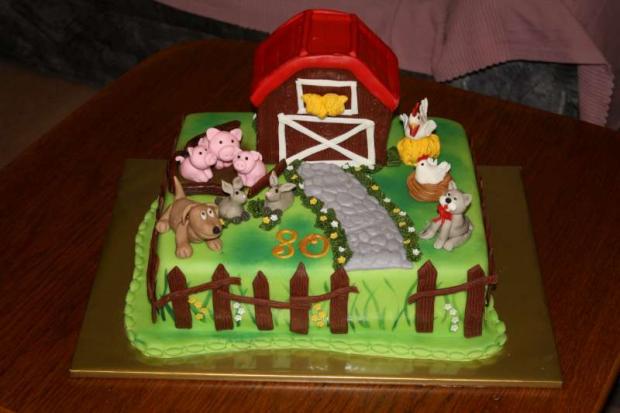 Farma, torta, Narodeninové torty Farma, torta, Narodeninové torty, stanula, 1