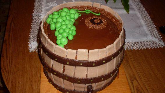 vinársky súdok, torta, Narodeninové torty, pavlinab, 1