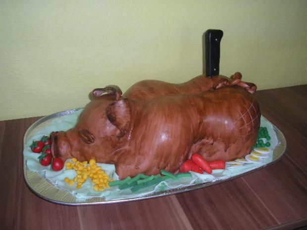 Pečené prasiatko , torta Pečené prasiatko , torta, Denideni, 1