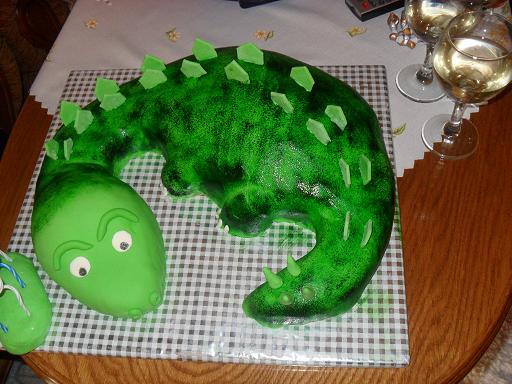 Dino pre Samka k 6. narodeninám, torta, Torty so zvieratkami Dino pre Samka k 6. narodeninám, torta, Torty so zvieratkami, jarka12, 1