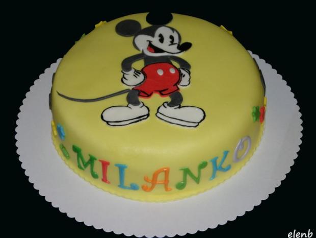Mickey Mouse, torta, Rozprávkové torty, Elen Bielikova, 1
