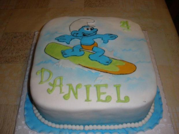 šmolko, torta, Rozprávkové torty šmolko, torta, Rozprávkové torty, tara19, 1