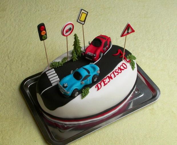 Rýchle autá pre Deniska na narodeniny, torta, Torty autíčka, vláčiky Rýchle autá pre Deniska na narodeniny, torta, Torty autíčka, vláčiky, babina 555, 1