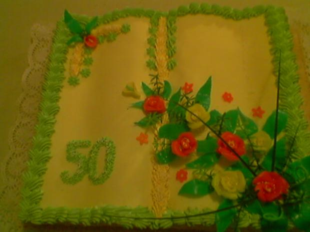 kniha k 50-tke, torta, Narodeninové torty kniha k 50-tke, torta, Narodeninové torty, Mirena, 1