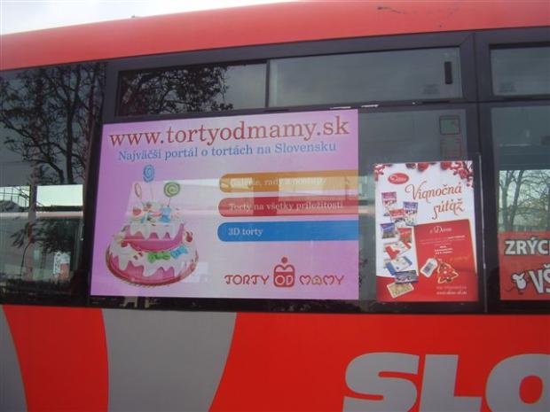 Reklama na autobusoch 2, torta, pre články, Kamila, 1