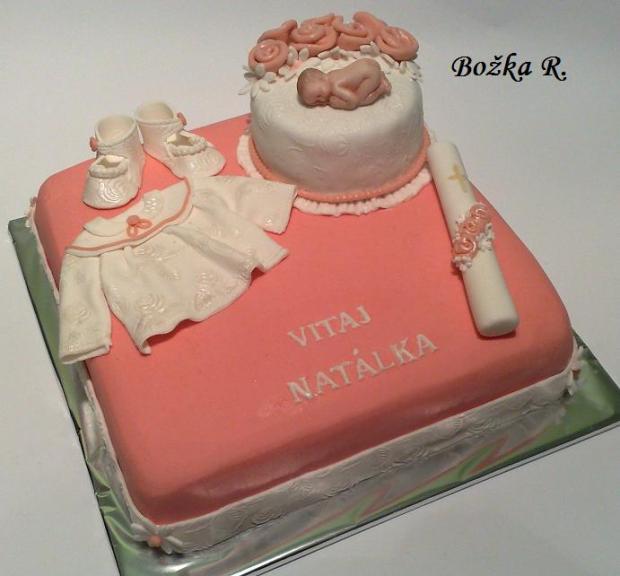 torta pre Natálku, torta, Torty na krstiny torta pre Natálku, torta, Torty na krstiny, Božka R., 1