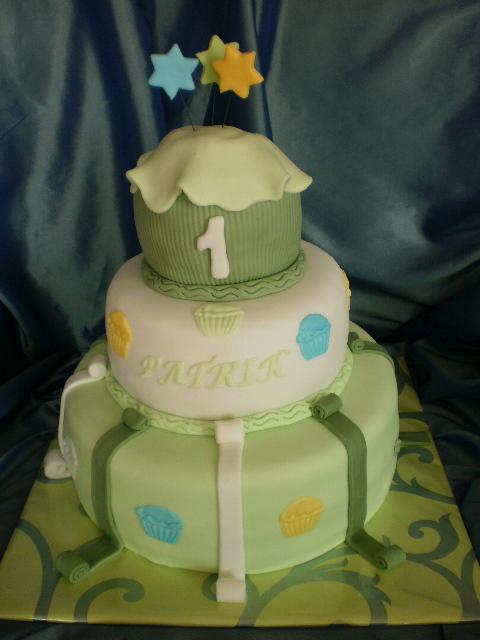Muffinková torta, torta, Narodeninové torty, Ildi B., 1
