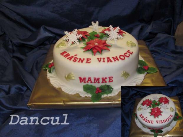 NARODENINOVO VIANOCNA, torta, Vianočné torty NARODENINOVO VIANOCNA, torta, Vianočné torty, Dancul, 1