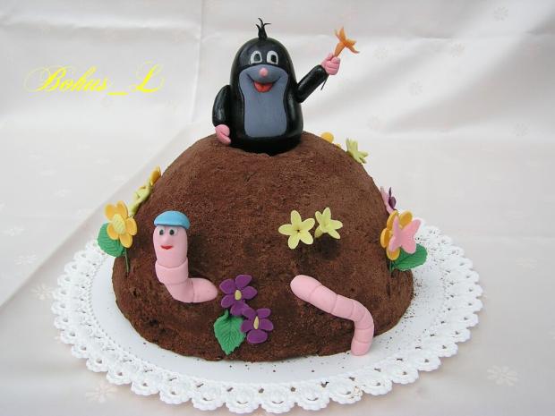Krtko, torta, Rozprávkové torty, Bohus_L, 1