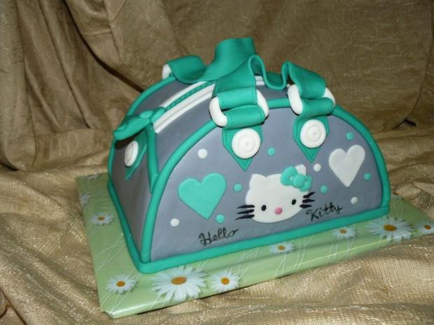 kabelka hello kitty, torta, Torty pre dievčatá kabelka hello kitty, torta, Torty pre dievčatá, zdenka2007, 1