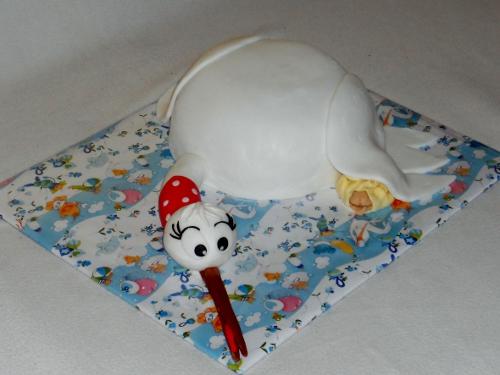 Bocian, torta, Torty na krstiny Bocian, torta, Torty na krstiny, kacena666, 1