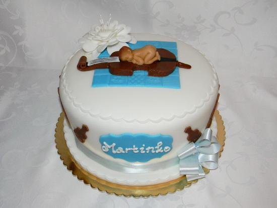 Krstinová - ocko kontrabasista, torta, Torty na krstiny Krstinová - ocko kontrabasista, torta, Torty na krstiny, zabinka, 1