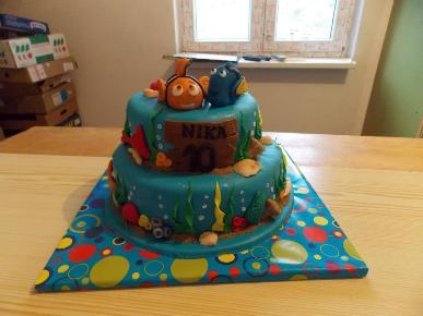 Nemo 2, torta, Rozprávkové torty, jana777, 1