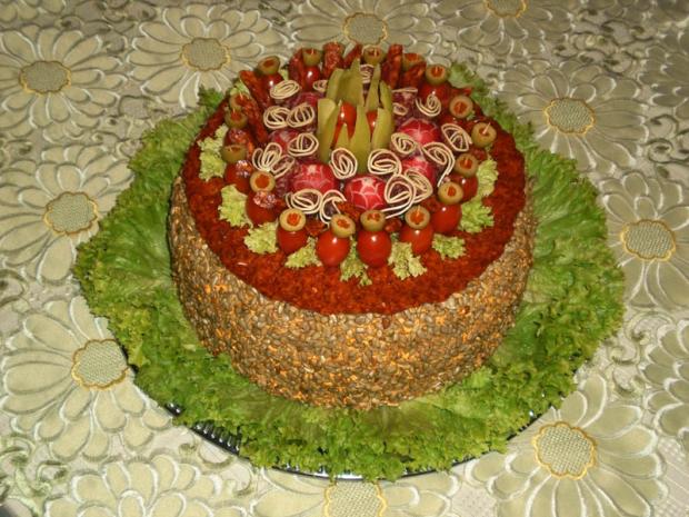 Okrúhla slaná torta, torta, Slané torty Okrúhla slaná torta, torta, Slané torty, Irma, 1