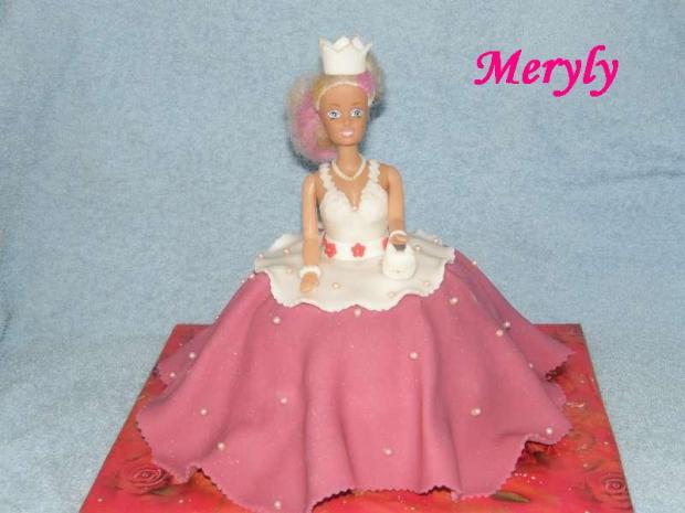 Barbie, torta, Torty pre dievčatá, Meryly, 1