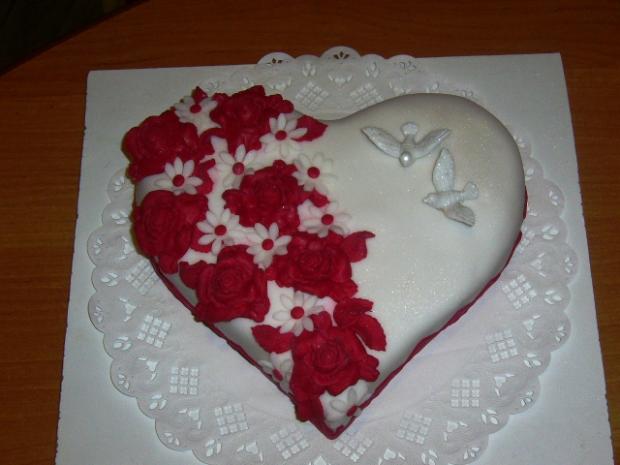 srdiečko, torta srdiečko, torta, jarina27, 1