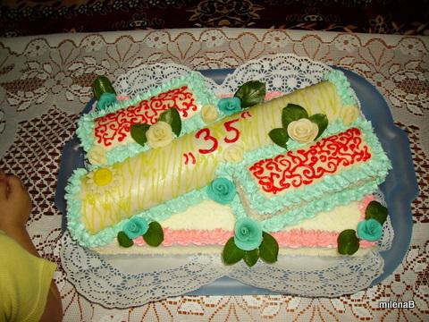 narodeninova, torta, Narodeninové torty, MilenaB, 1