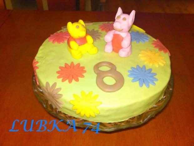Macko Pooh s prasiatkom, torta, Rozprávkové torty, lubka74, 1