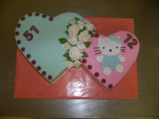 Dvojsrdce, torta, Kisko, 1
