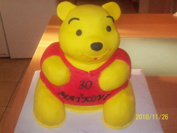 3D macko PÚ, torta, Rozprávkové torty, Zdenci, 1