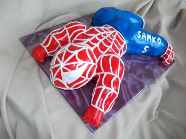Spiderman 3D, torta Spiderman 3D, torta, Alenik, 1