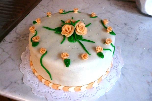 torta s ružičkami, torta, Narodeninové torty, martazdar, 1