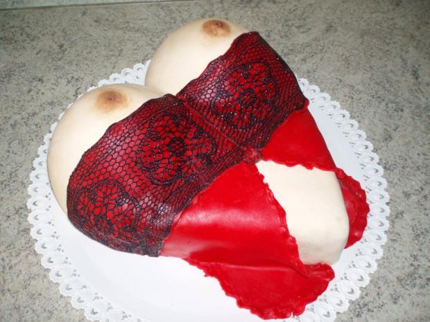 Prsia s krajkou, torta, Torty pre dospelých *, malichova, 1