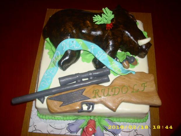 poľovníkovi, torta, Netradičné torty poľovníkovi, torta, Netradičné torty, katka.strapec, 1