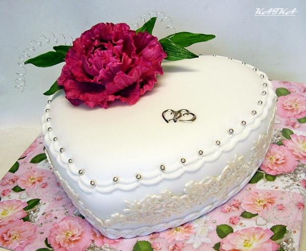 s pivonkou, torta, Narodeninové torty s pivonkou, torta, Narodeninové torty, Katka Ozsvaldova, 1