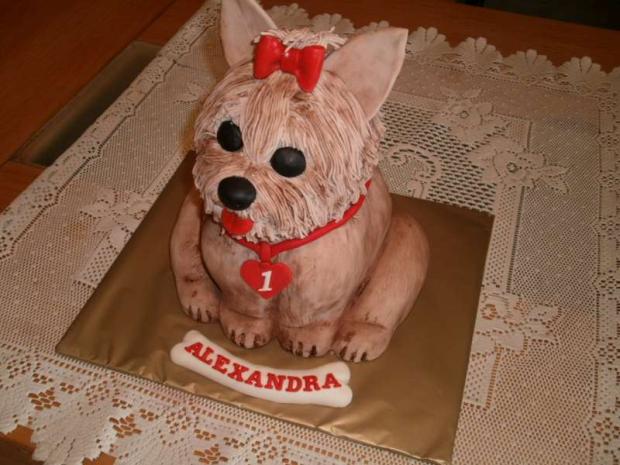 Pes Yorkshire, torta, Torty so zvieratkami Pes Yorkshire, torta, Torty so zvieratkami, Zdenci, 1