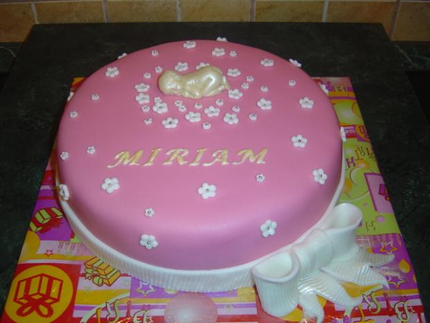 Krstiny Miriam, torta, Torty na krstiny, Denisa_KB, 1