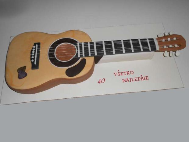 gitara, torta, Netradičné torty gitara, torta, Netradičné torty, janap, 1