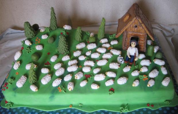 salas s oveckami..., torta, Narodeninové torty salas s oveckami..., torta, Narodeninové torty, adka17, 1