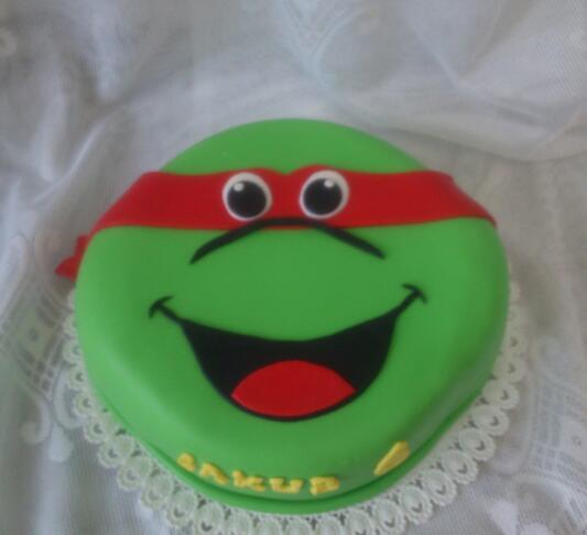 Ninja korytnačka, torta, Rozprávkové torty, lucia311, 1