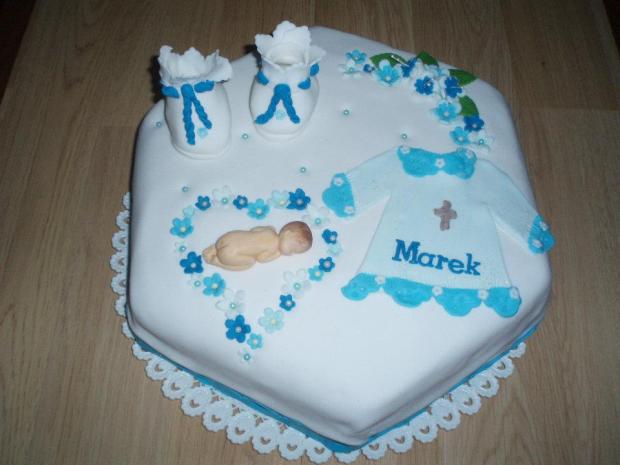 krstinová č. 2, torta, Torty na krstiny, Ivet, 1