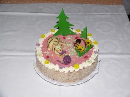 S kočičkou, torta, Torty so zvieratkami, Lenča Š., 1