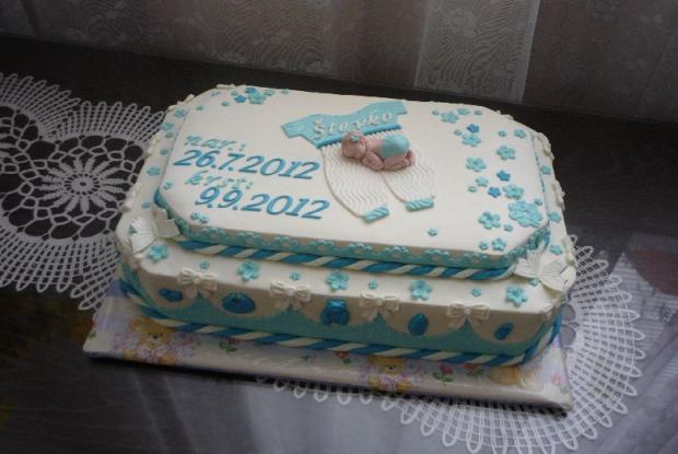 krst Števko , torta, Torty na krstiny krst Števko , torta, Torty na krstiny, Primilka, 1