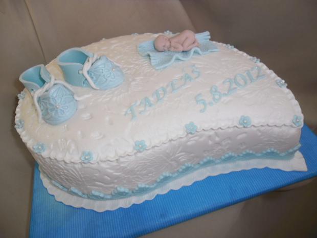 krst slzička, torta, Torty na krstiny, Alenik, 1