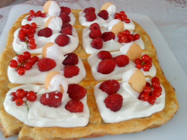 ovocne lodičky, torta, Zákusky, gabikasel, 1